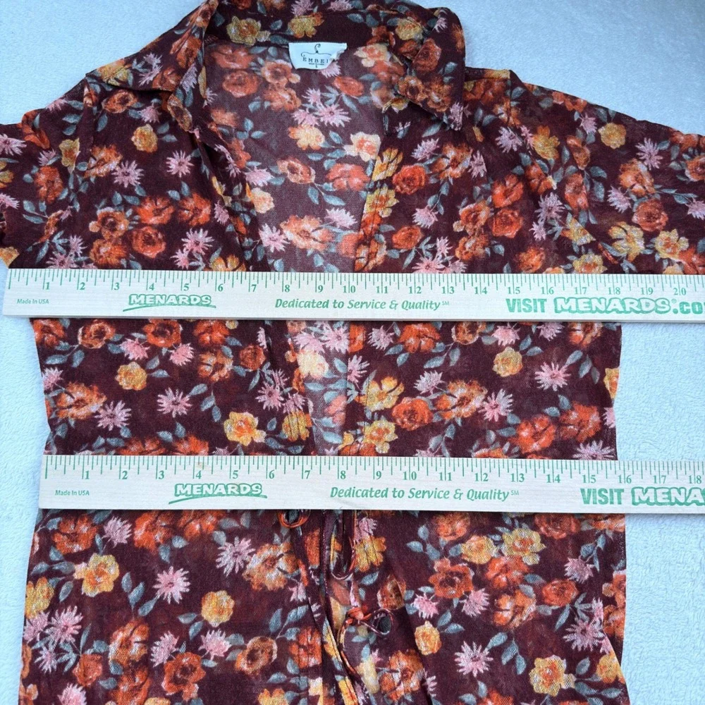 Ember floral mesh